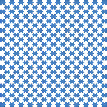 Puzzle background, banner, blank. Vector template. Background with puzzle frame, mosaic illustration.のイラスト素材