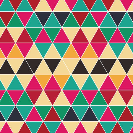 Geometric mosaic triangle desktop background set - polygonal abstract vector designsのイラスト素材