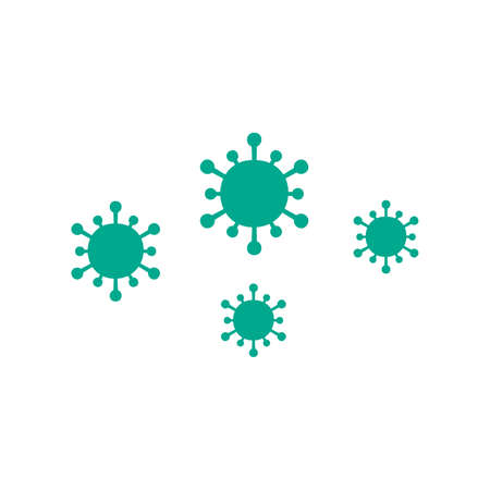 Illustration of virus vector icon. C Microbe symbol. Virus icon.のイラスト素材