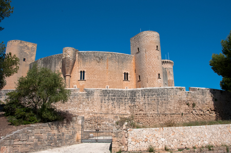 Bellver Castle in Mallorca, Spainのeditorial素材