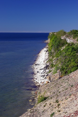 Coast of Baltic sea in Estonia.Estonian nature.の写真素材