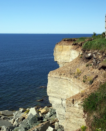 Coast of Baltic sea in Estonia.Estonian nature.の写真素材