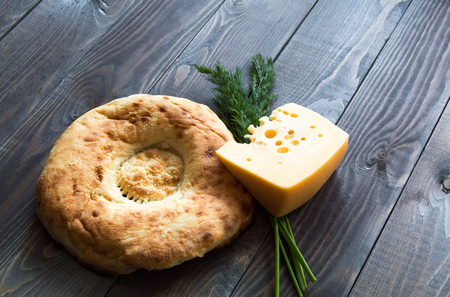 cheese and breadの写真素材