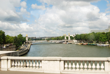 Paris-capital of France; the administrative center of the region Ile-de-France.の写真素材