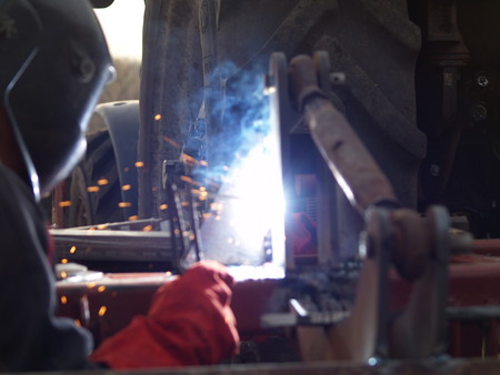 use of electro arc welding