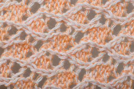 Abstract knitting handmade macro texture with pattern
