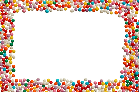 Background from sugar pearls for food decoration what using in Easter