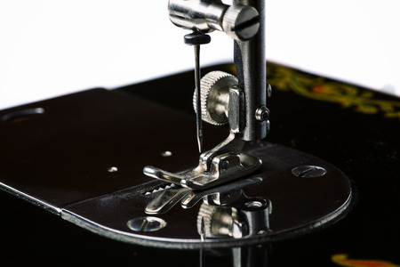 Needle of the retro sewing machineの写真素材