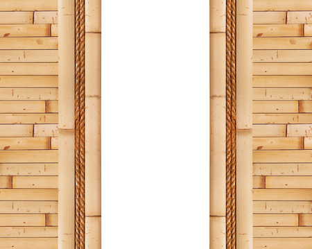 Empty bamboo frameの写真素材