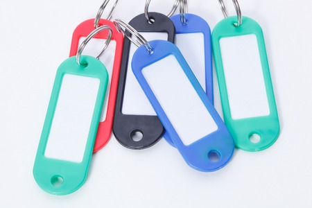 Collection of a colorful key fobs