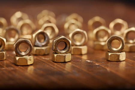 Background of a Screw nuts.の写真素材