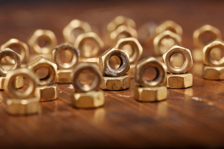 Background of a Screw nuts.の写真素材
