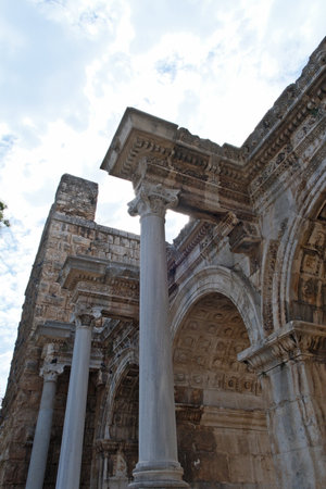 Hadrian's Gate â The Symbol of Antalyaの写真素材