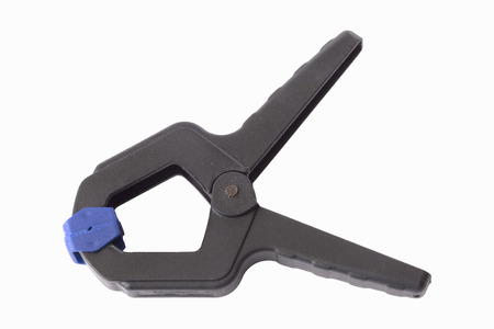 Clamp on whiteの写真素材