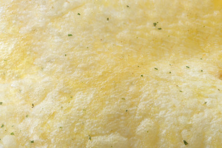 texture of potato chips with herbs
