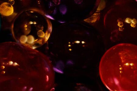Abstract texture, color balls of hydrogel for the background. Hydrogel beads.