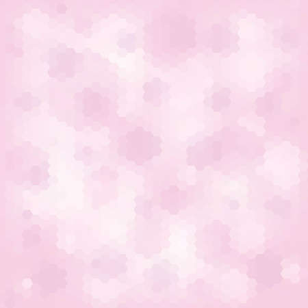 pink hexagon background. polygonal styleのイラスト素材