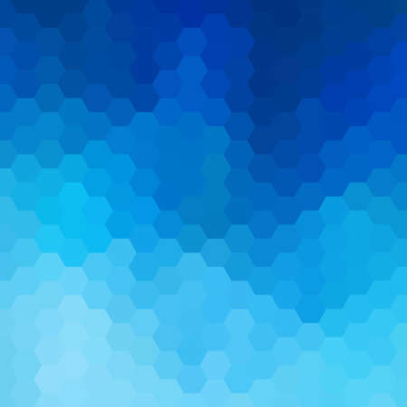 blue hexagon background. polygonal style