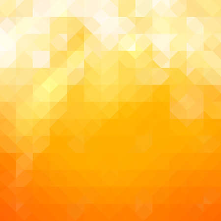 orange Vector geometric background. polygonal style