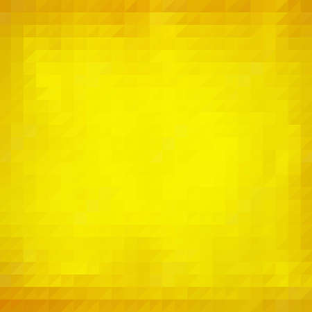 yellow abstract illustration. vector geometric design. polygonal styleのイラスト素材