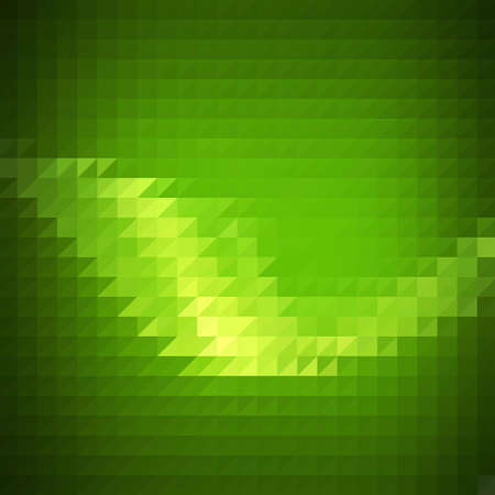 green abstract triangle. Modern abstract vector background.のイラスト素材