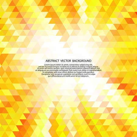 yellow abstract illustration geometric triangle designのイラスト素材