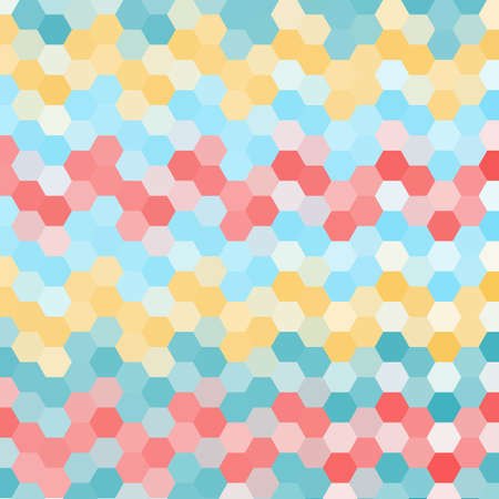 color hexagon background. polygonal style.