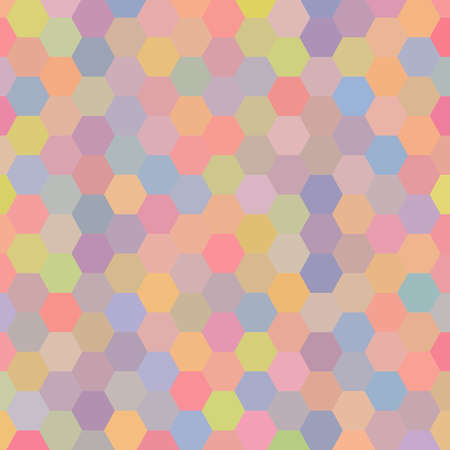 colorful hexagonal design for advertising. layout for presentation. polygonal styleのイラスト素材