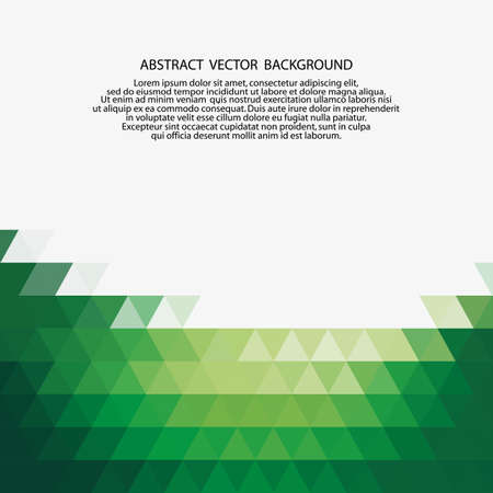 green triangles illustration. polygonal style.のイラスト素材