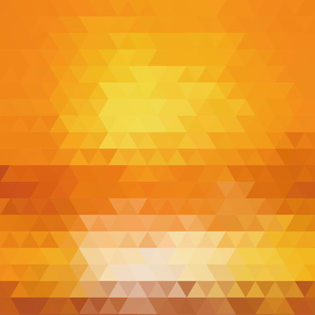 Beautiful geometric background. orange triangles. abstraction vector image. presentation layoutのイラスト素材