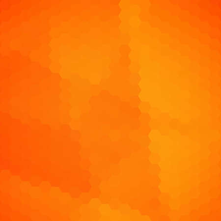 orange hexagons. abstract vector background. geometric design. polygonal styleのイラスト素材