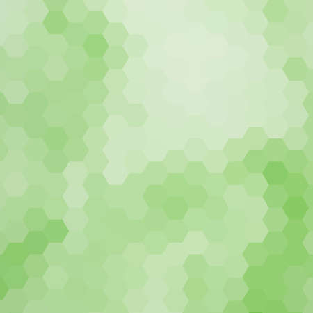 green hexagon background. layout for presentationのイラスト素材