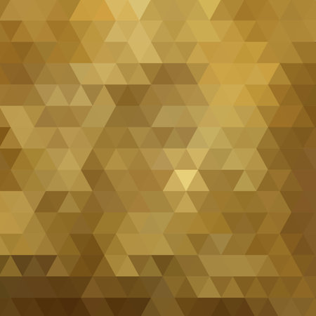 Retro pattern of geometric shapes with yellow mosaic backdrop. Abstract geometric hipster retro...