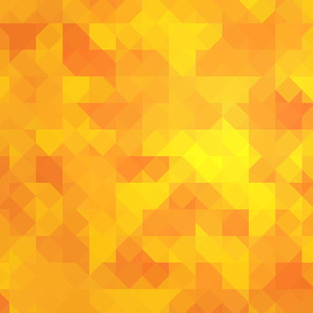 Abstract yellow triangles background. Vector illustrationのイラスト素材