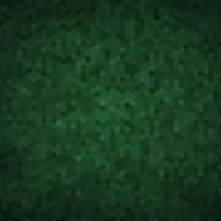 dark green geometric design. abstract hexagonal background