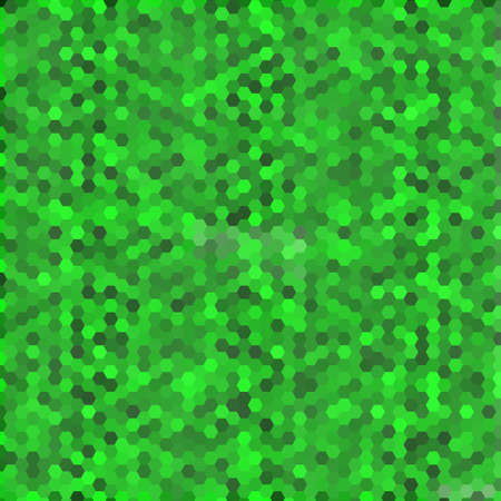 green hexagon background. Modern illustration. Polygonal style.のイラスト素材