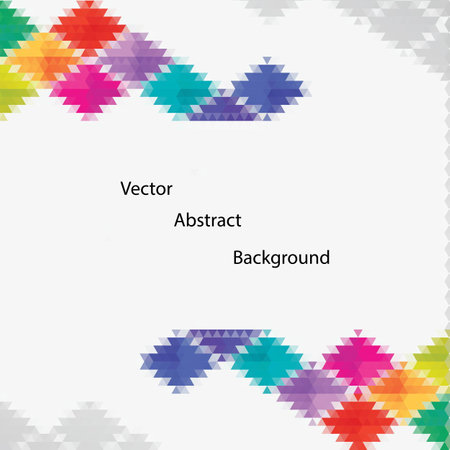 Abstract geometric background. Mosaic. Vector illustration. Can be used for wallpaper, web page background, book cover.のイラスト素材