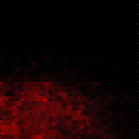 dark triangle background. geometric design. red and black colors.のイラスト素材