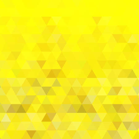 Abstract vector yellow triangular background. polygonal styleのイラスト素材