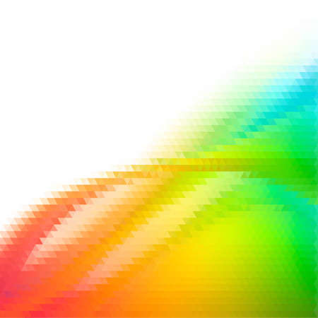 Abstract color background of triangles, vector designのイラスト素材