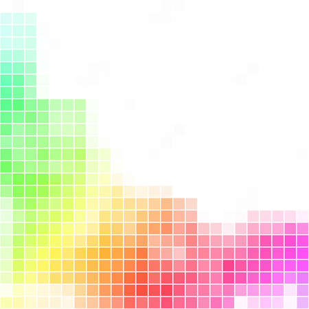 Colorful Patchwork Topography Pattern. Modern illustration.のイラスト素材