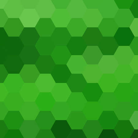 Green geometric background. hexagonal design. pattern for advertising and presentationのイラスト素材