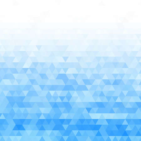 Blue polygonal illustration, which consists of triangles. Geometric background in Origami style with gradient. Triangular design for your business.のイラスト素材