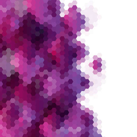 purple hexagon background. modern geometric design