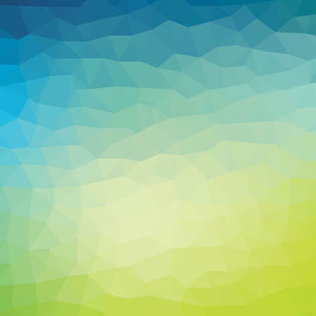 green and blue geometric pattern, triangle design template.のイラスト素材
