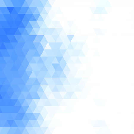blue triangular background. polygonal style