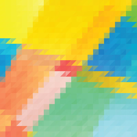 Light Multicolor vector blurry triangle background design. Geometric background in Origami style with gradient.のイラスト素材