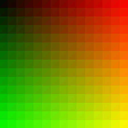 green and red color triangular background. polygonal styleのイラスト素材