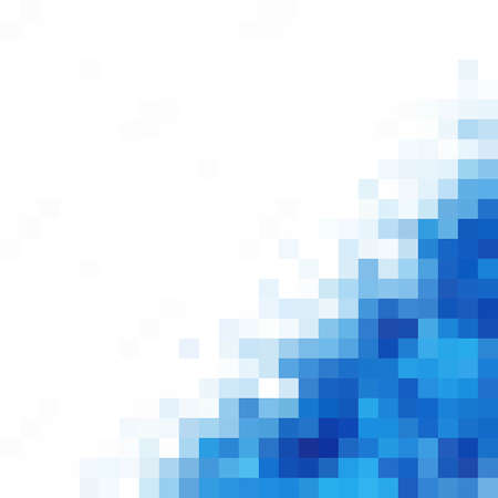 blue pixel background. design for presentation backgroundのイラスト素材