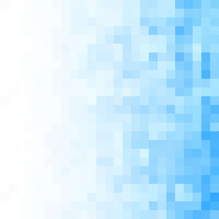 Abstract background with blue hexagons. Gradient mosaic texture.のイラスト素材